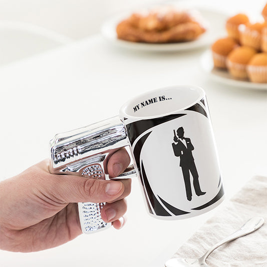 Secret Agent Pistol Mug
