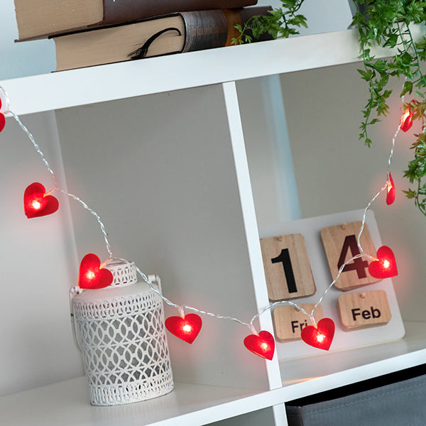 Ghirlanda LED Cuori (10 luci LED)