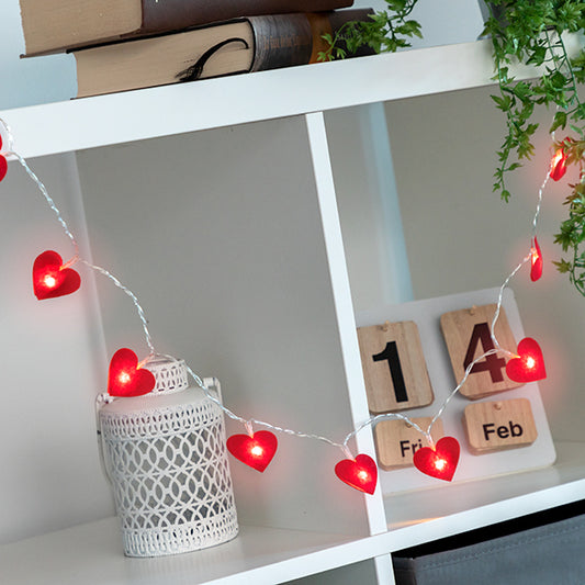 Ghirlanda LED Cuori (10 luci LED)