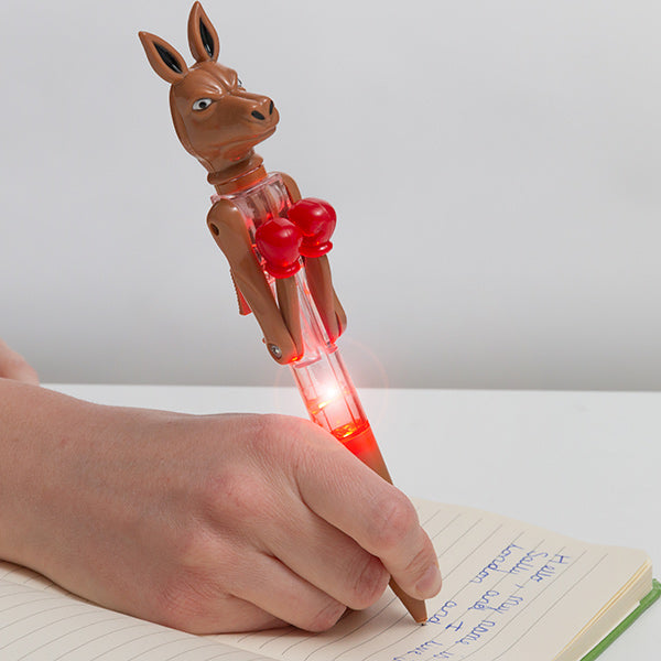 Penna a canguro da boxe con luce LED