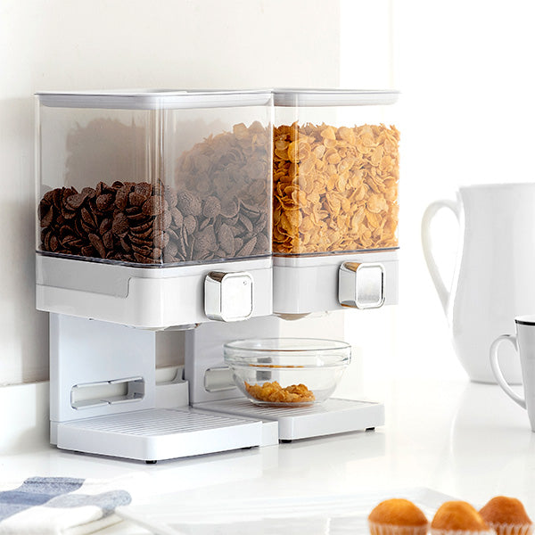 Double Cereal Dispenser with Stand