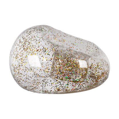 Poltrona Gonfiabile con Glitter Dorati