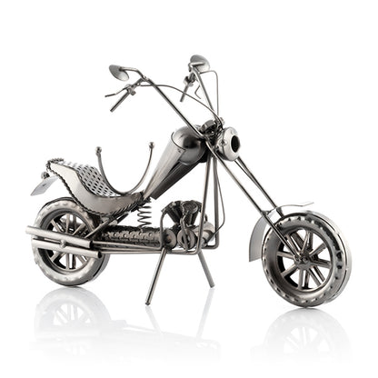 Portabottiglie metallico per moto Chopper
