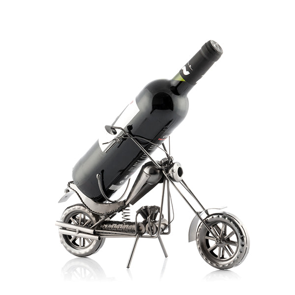 Portabottiglie metallico per moto Chopper