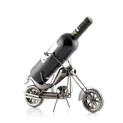 Portabottiglie metallico per moto Chopper