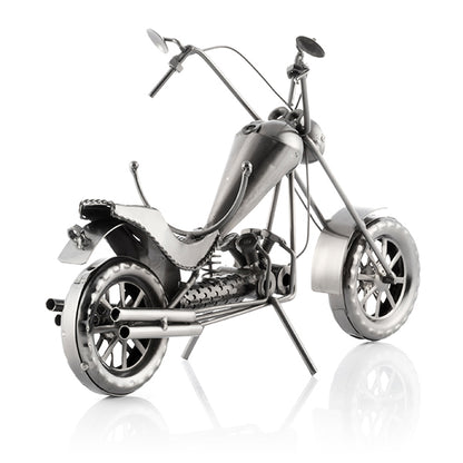 Portabottiglie metallico per moto Chopper