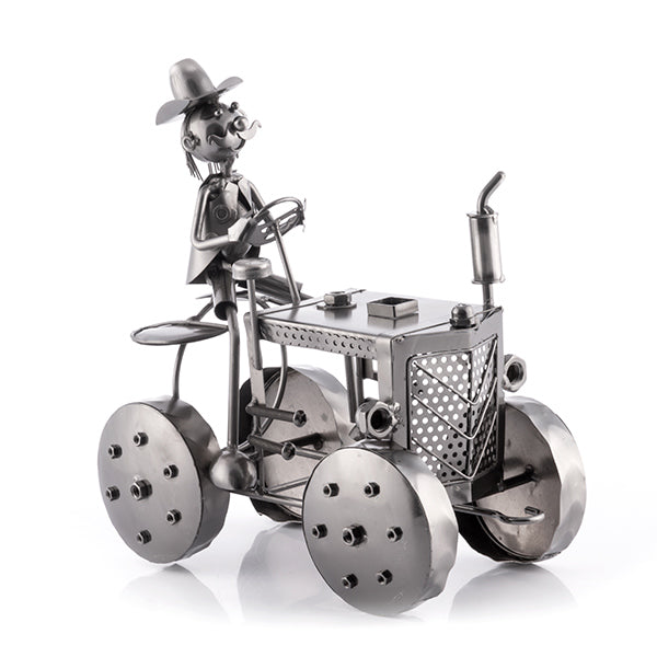Portabottiglie metallico per trattore