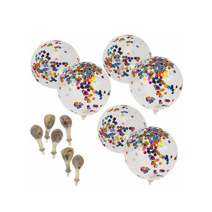 Palloncini Coriandoli per Feste (Confezione da 6)