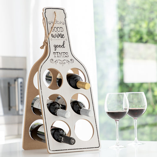 Good Wine Folding Wooden Wine Rack