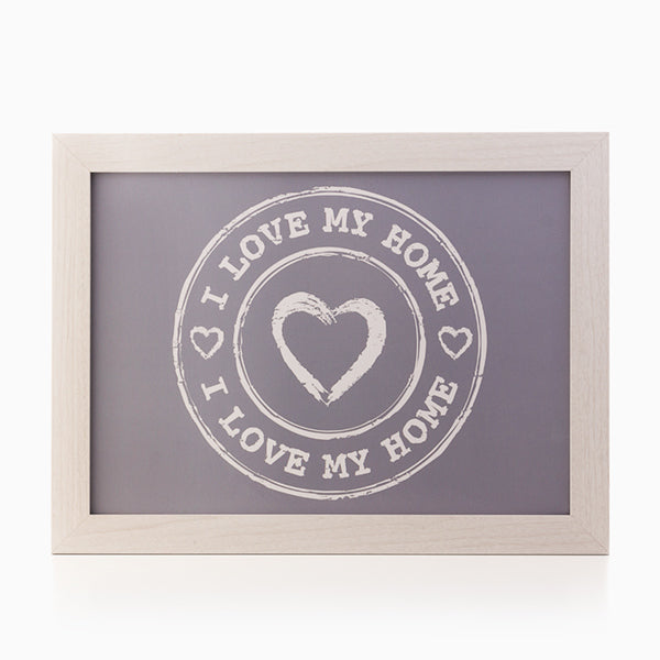 Cuscino-Vassoio I Love My Home di Homania per Laptop e Tablet