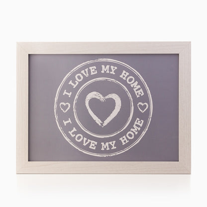 Cuscino-Vassoio I Love My Home di Homania per Laptop e Tablet