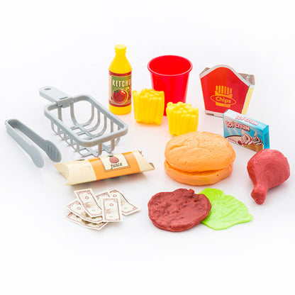 Gioco di fast food con accessori