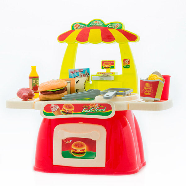 Gioco di fast food con accessori