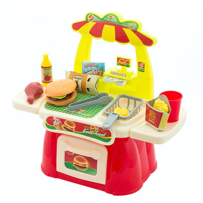 Gioco di fast food con accessori