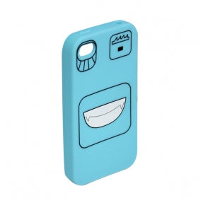 Custodia in silicone con facce per iPhone