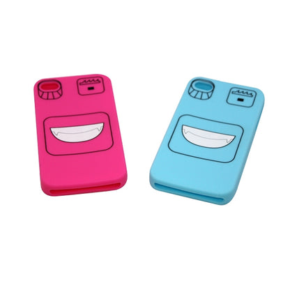 Custodia in silicone con facce per iPhone