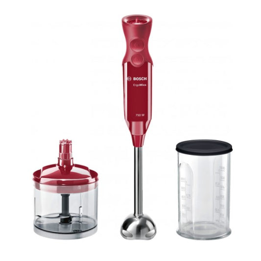 Frullatore ad immersione BOSCH MSM67120R ErgoMixx 750W Rosso