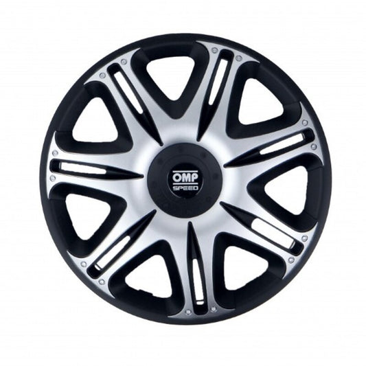 Copricerchio OMP Ghost Speed ​​Nero Argento 16" (4 ud)