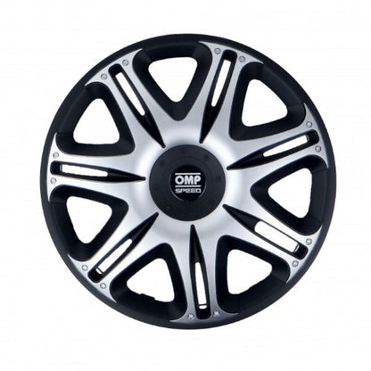 Copricerchio OMP Ghost Speed ​​Nero Argento 14" (4 ud)