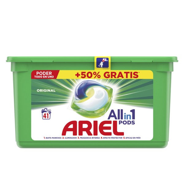 Cialde Detersivo Tutto in 1 Ariel (41 uds)