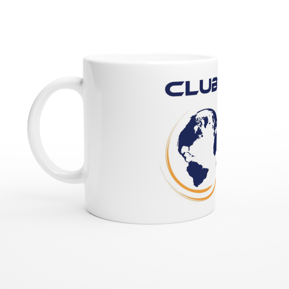 Tazza in ceramica bianca personalizzabile da 11 once Clubshop