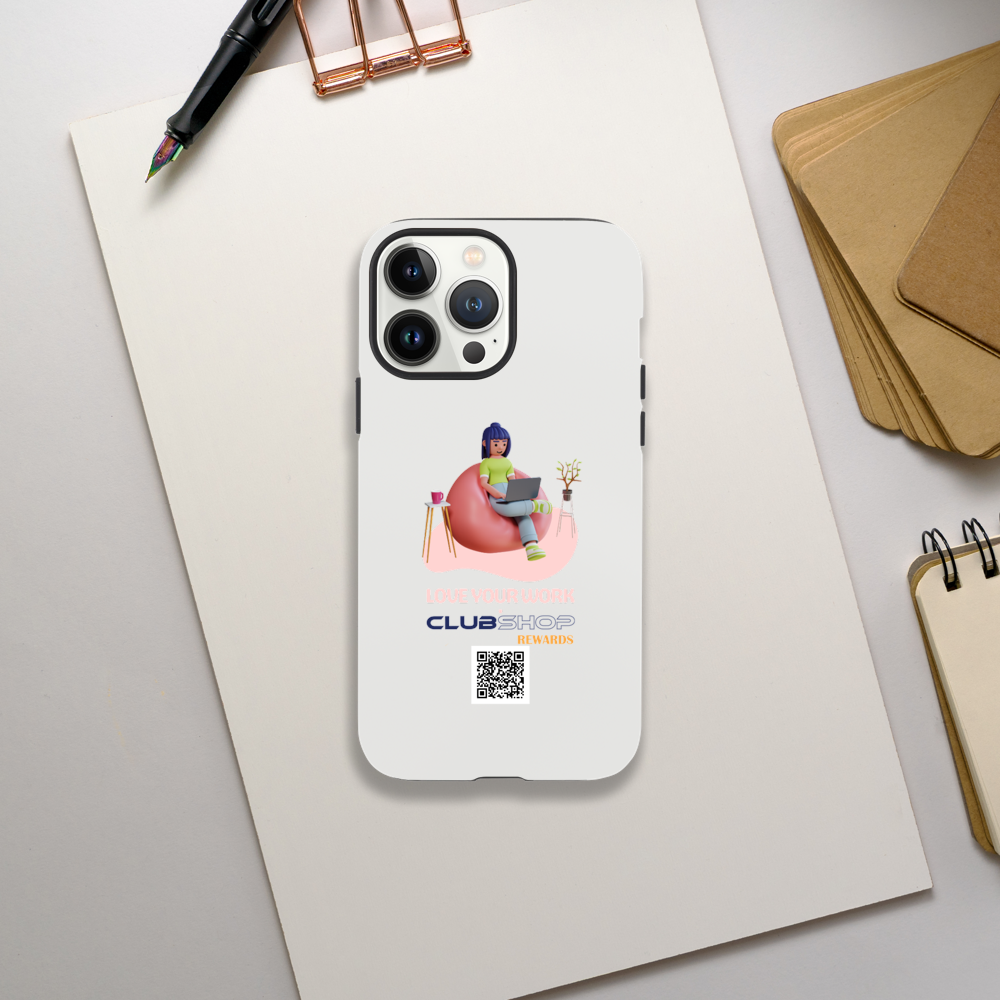 Clubshop customizable tough phone case - Love Your Work