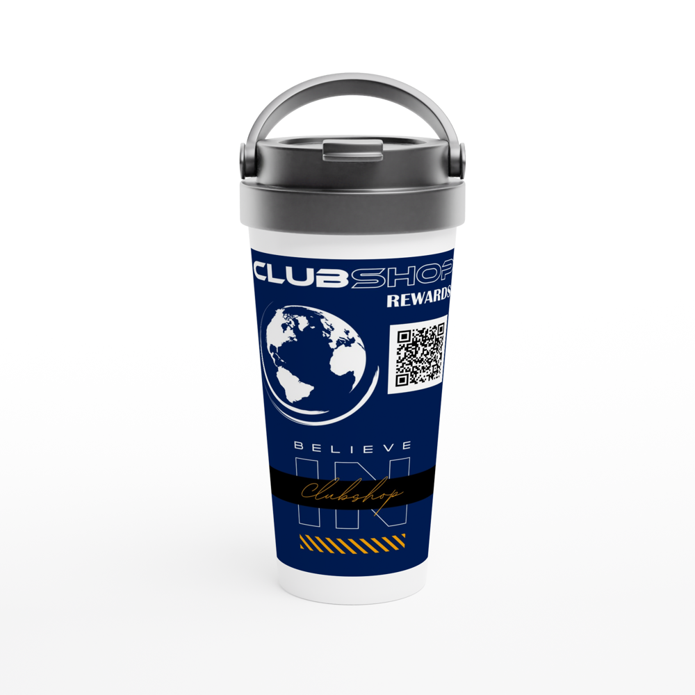 Clubshop Customizable 15oz Stainless Steel Travel Mug